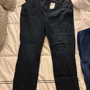 Nine West Women's Straight Leg Jeans - Black